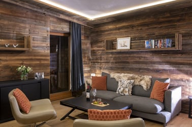 Chalet Bluebird - Living Area
