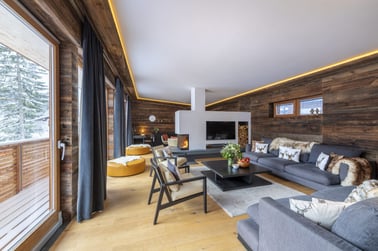 Chalet Bluebird - Living Area