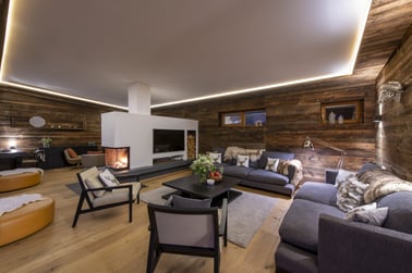 Chalet Bluebird - Living Area