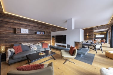 Chalet Bluebird - Living Area