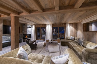Chalet Caribou - Living Area