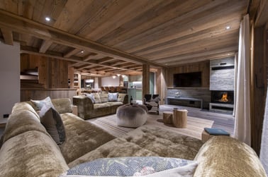 Chalet Caribou - Living Area