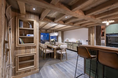 Chalet Caribou - Living Area