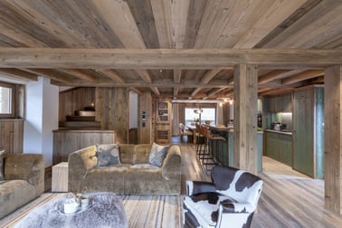 Chalet Caribou - Living Area