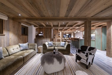 Chalet Caribou - Living Area