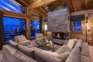 Chalet Cortil - Living Area