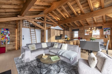 Chalet Cortil - Living Area