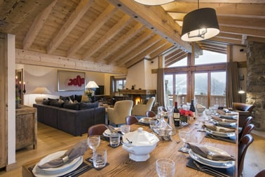 Chalet Delormes - Living Area