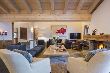 Chalet Delormes - Living Area