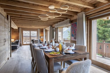 Chalet La Folie - Dining Area