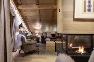 Chalet La Loze - Living Area