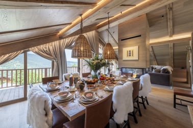 Chalet La Loze - Dining Area