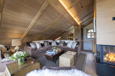 Chalet La Loze - Living Area