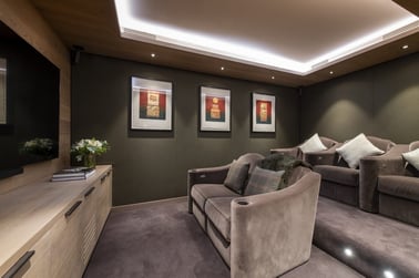 Chalet La Loze - Cinema Room