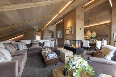 Chalet La Loze - Living Area