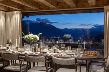 Chalet La Rochette - Dining Area