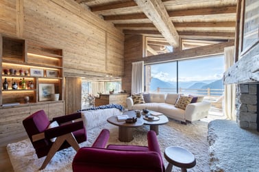 Chalet La Rochette - Living Area