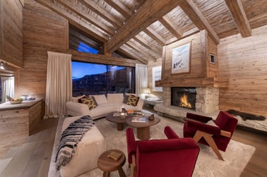 Chalet La Rochette - Living Area