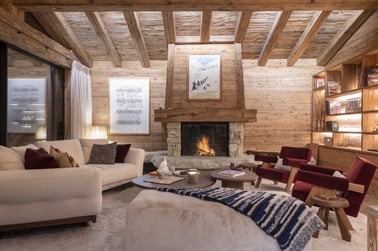 Chalet La Rochette - Living Area