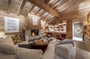 Chalet La Rochette - Living Area