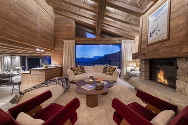 Chalet La Rochette - Living Area