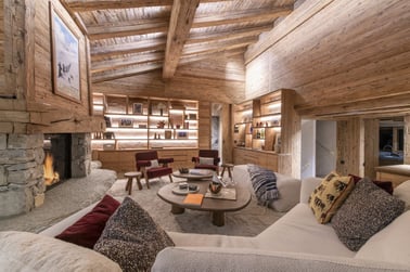 Chalet La Rochette - Living Area