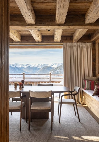 Chalet La Rochette - Dining Area