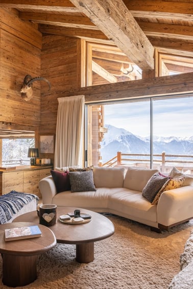 Chalet La Rochette - Living Area
