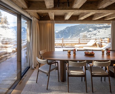 Chalet La Rochette - Dining Area