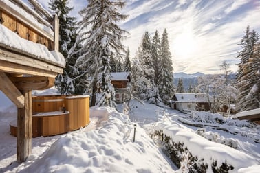 Chalet La Rochette - Hot tub