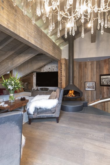 Chalet L’Arctique - Living Area