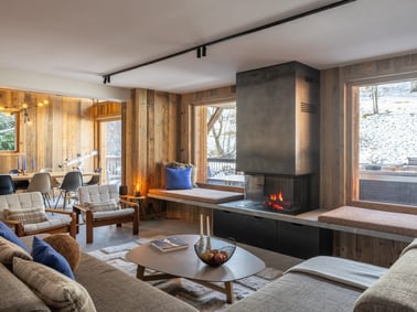 Chalet L’Orchidée - Living Area