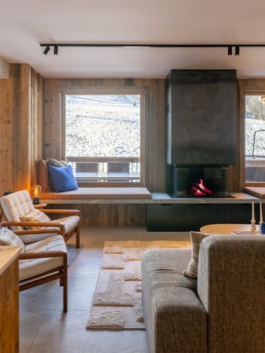 Chalet L’Orchidée - Living Area