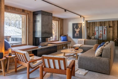 Chalet L’Orchidée - Living Area