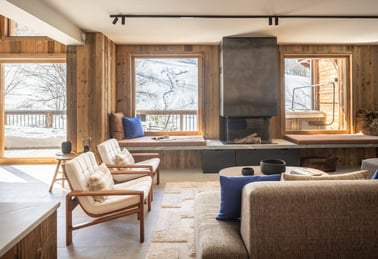 Chalet L’Orchidée - Living Area