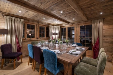 Chalet Petit Ours - Dining Area