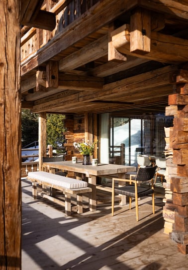 Chalet Pierrier - Terrace