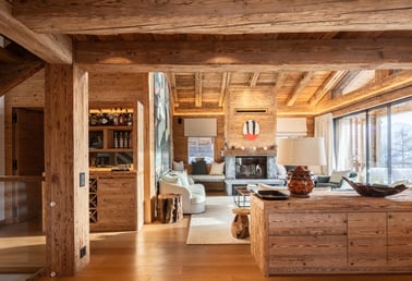 Chalet Pierrier - Living Area