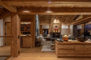 Chalet Pierrier - Living Area