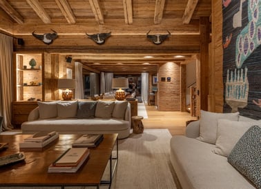 Chalet Pierrier - Living Area