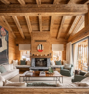 Chalet Pierrier - Living Area