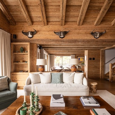 Chalet Pierrier - Living Area