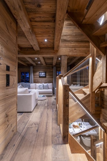 Chalet Riant - Living Area