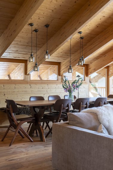 Chalet Tresgaye - Dining Area