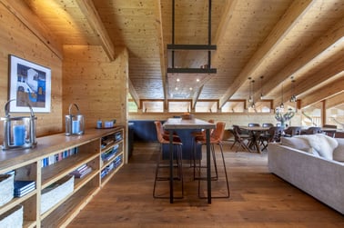 Chalet Tresgaye - Living Area