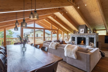 Chalet Tresgaye - Living Area