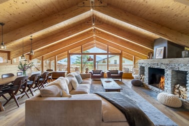 Chalet Tresgaye - Living Area