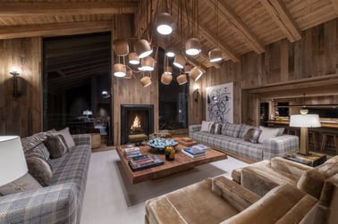 Chalet Vicuña - Living Area