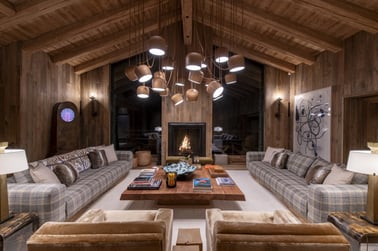 Chalet Vicuña - Living Area