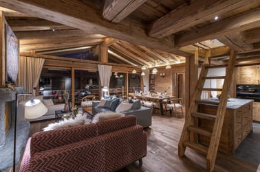 Chalet Grand Coeur - Living Area